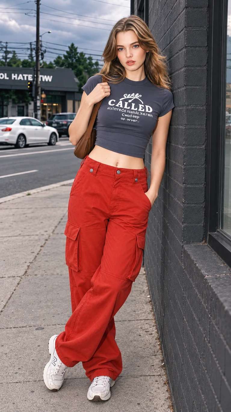 Lean against wall
